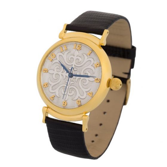 Выпуск №124: Золотые часы бизнес-класса «Королевский орнамент»